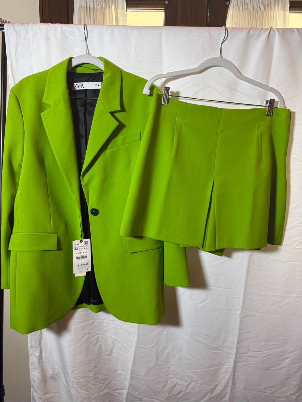 Zara Lime Green Skort - Picture 5 of 7